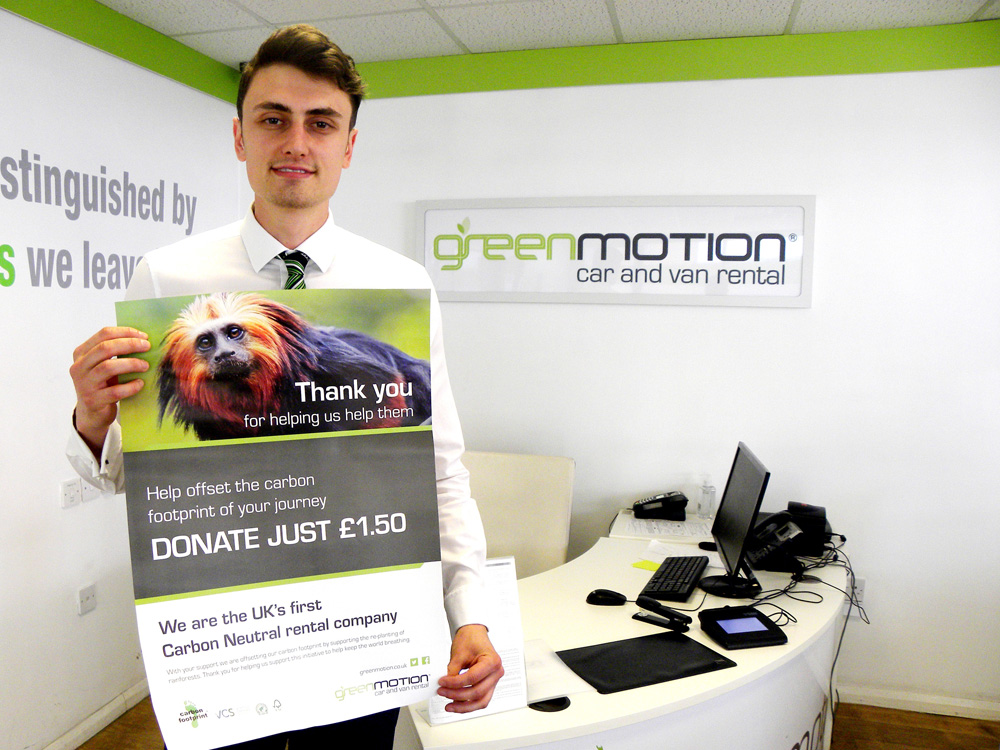 Green Motion become first UK based carbon neutral rental company